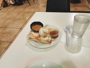 Fresh Spring Rolls at Loving Hut in Orlando