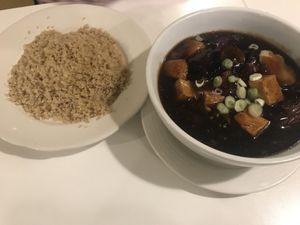 Quinoa Eggplant  at Loving Hut in Orlando
