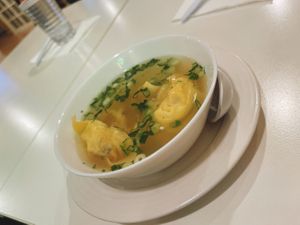 Wonton Soup at Loving Hut in Orlando