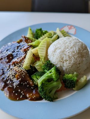 Grilled Teriyaki at Loving Hut in Orlando