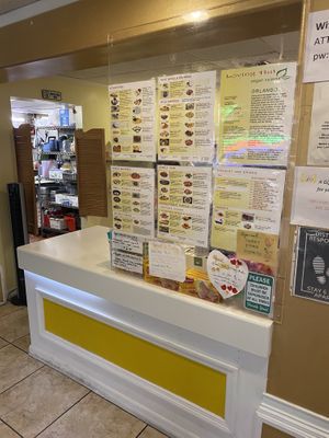 Counter   at Loving Hut in Orlando