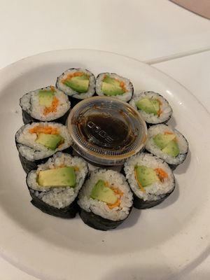 Avo rolls  at Loving Hut in Orlando