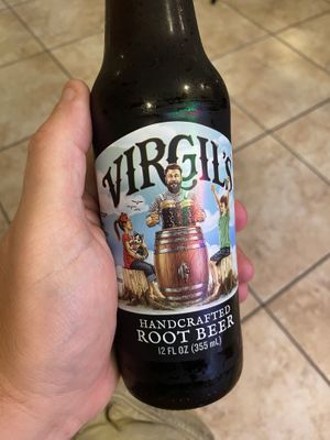 Root beer   at Loving Hut in Orlando