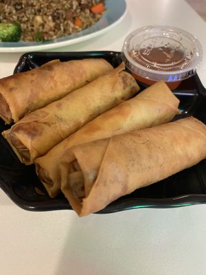 Spring rolls   at Loving Hut in Orlando