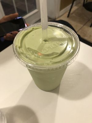 Avocado smoothies   at Loving Hut in Orlando