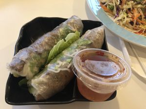 Avocado rolls   at Loving Hut in Orlando