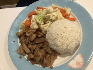 Garlic sensation - no broccoli no zucchini   at Loving Hut in Orlando