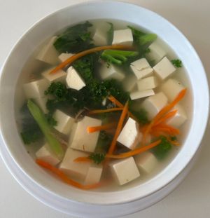 Tofu Soup at Loving Hut in Orlando