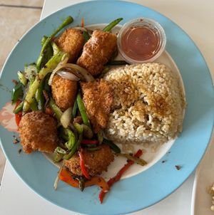 Mushroom Spicy Cha Cha at Loving Hut in Orlando