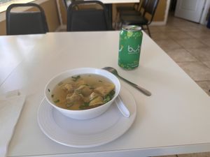 Wonton Soup  at Loving Hut in Orlando