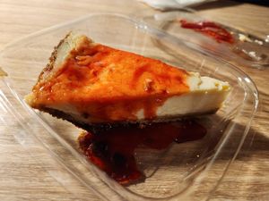 Cheesecake - takeout at Loving Hut in Orlando