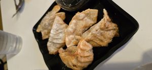 Fried dumplings at Loving Hut in Orlando