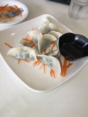 Dumplings  at Loving Hut in Orlando
