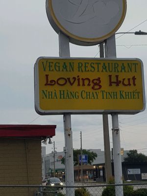rest at Loving Hut in Orlando