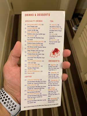 Menu p6 at Loving Hut in Orlando