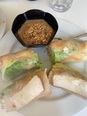 Summer rolls deluxe at Loving Hut in Orlando