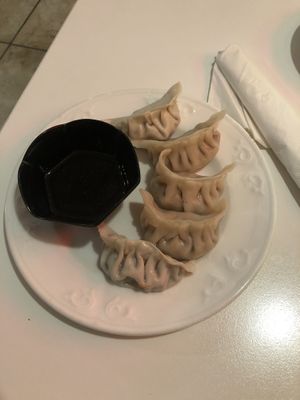Steamed dumplings  at Loving Hut in Orlando