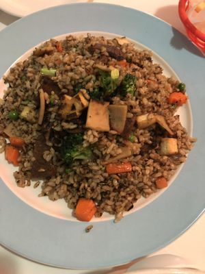 Rice mushroom  at Loving Hut in Orlando