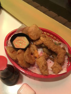 Tempura mixer  at Loving Hut in Orlando