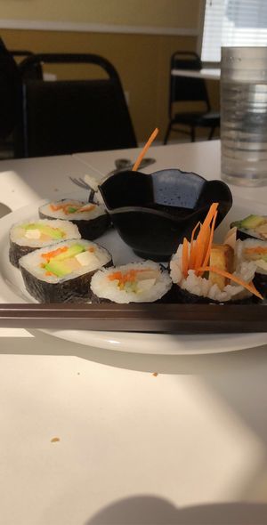 Sushi appetizer  at Loving Hut in Orlando