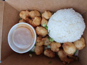 Orange Yogi Rice  at Loving Hut in Orlando