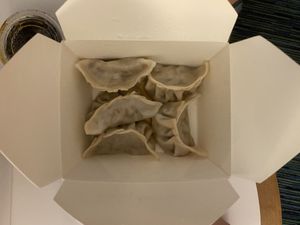Dumplings at Loving Hut in Orlando