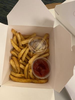 French fries  at Loving Hut in Orlando