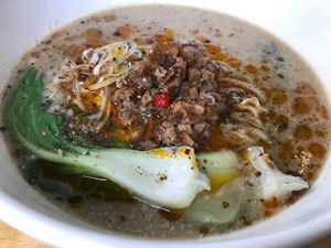 What I get, every thing is delicious but probably I love spicy tantan most at The Vegan Ramen in Da Nang