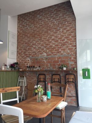 Inside  at Raupe Immersatt Cafe in Stuttgart