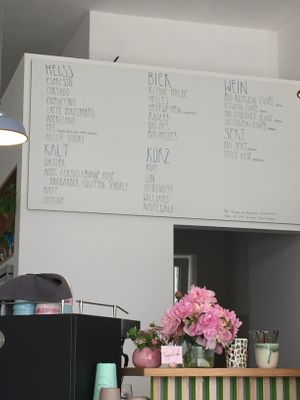 Drinks  at Raupe Immersatt Cafe in Stuttgart