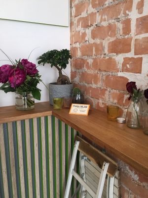 Inside  at Raupe Immersatt Cafe in Stuttgart