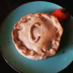 New Vegan Mushrooms pie at Bar Can Lima in Ibiza