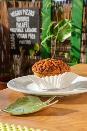 Vegan "CarrotCake" Muffin at Bar Can Lima in Ibiza