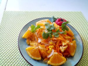 Orange Salad with a touch of Cinnamon at Bar Can Lima in Ibiza