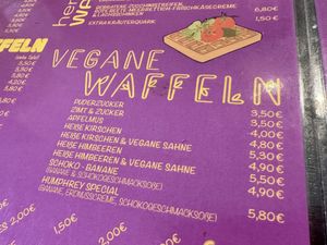 menu  at Bewaffel Dich in Halle