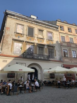 Outside at Mandragora in Lublin