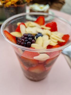 Chia pudding at Parlé Pantry in West London