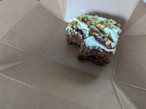 Carrot cake at Parlé Pantry in West London