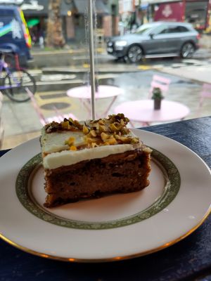 Carrot cake at Parlé Pantry in West London