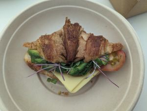 Ham and cheese croissant - nice at Parlé Pantry in West London