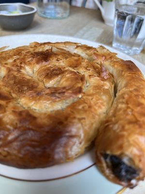 Spinach borek   at Parlé Pantry in West London