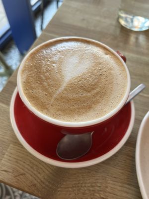 Oat latte  at Parlé Pantry in West London