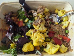 Selection of salads - delicious! at Parlé Pantry in West London