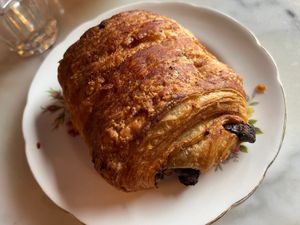 Chocolate croissant   at Parlé Pantry in West London