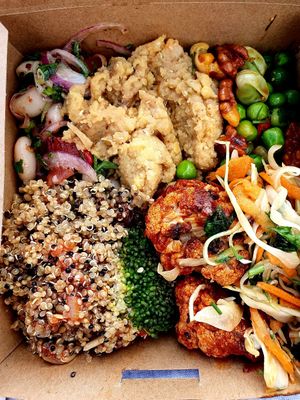 Small salad box at Parlé Pantry in West London