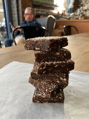 GF- Vegan Brownie at Parlé Pantry in West London