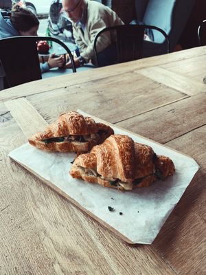 Spinach&Mushroom Plant Based Croissant at Parlé Pantry in West London