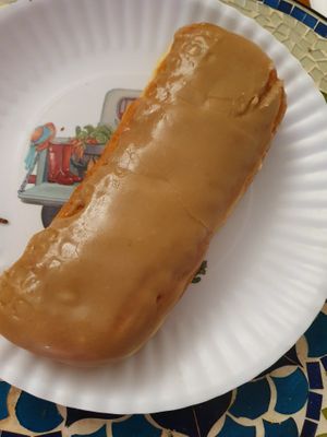 Maple log  at The Dough Nut in Bend