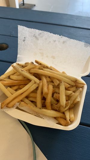 Fries at Tween the Tides in Provincetown