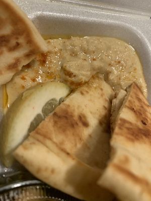 Hummus at The Fat Greek in Yucaipa